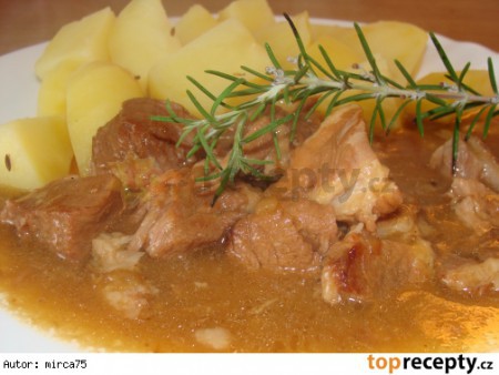 Vepřová plec na pivě